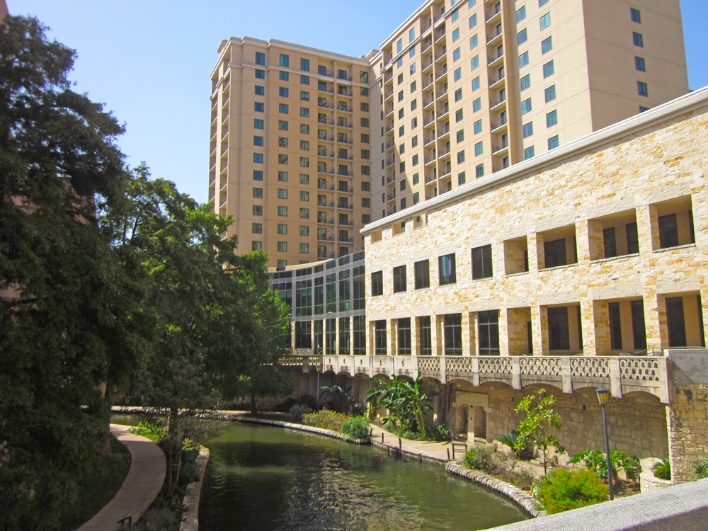 Hilton Embassy Suite hotlel on the Riverwalk